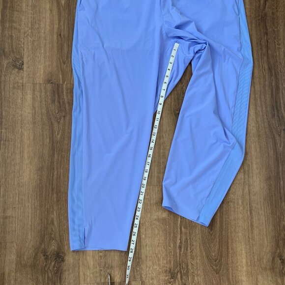 EUC Athleta Brooklyn Ankle Pant Side Stripe Periwinkle Sz 20 - Picture 6 of 11